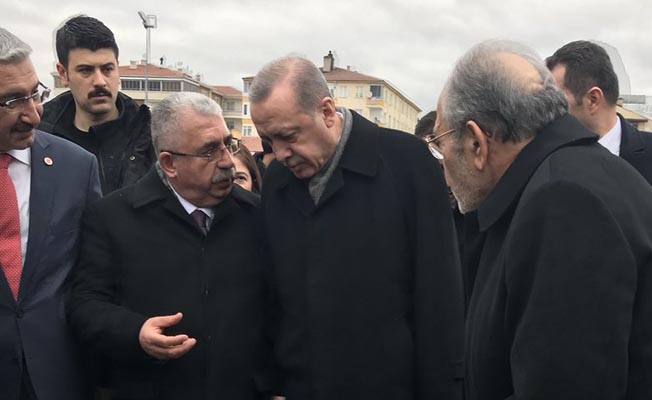 Erdoğan, Ahlatcı ile özel olarak görüştü